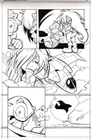 Sonic145-8.jpg (773 KB) Page eight of "Harbinger", inked.