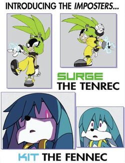 181957 - safe, artist:zombieepartyart, kit the fennec (sonic), knuckles the  echidna (sonic), mighty the armadillo (sonic), scourge the hedgehog  (sonic), silver the hedgehog (sonic), whisper the wolf (sonic), armadillo,  canine, fennec fox