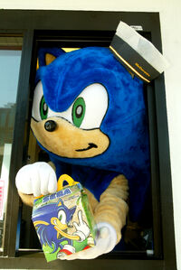 Sega happy meal window