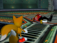 Tails defeated Eggman