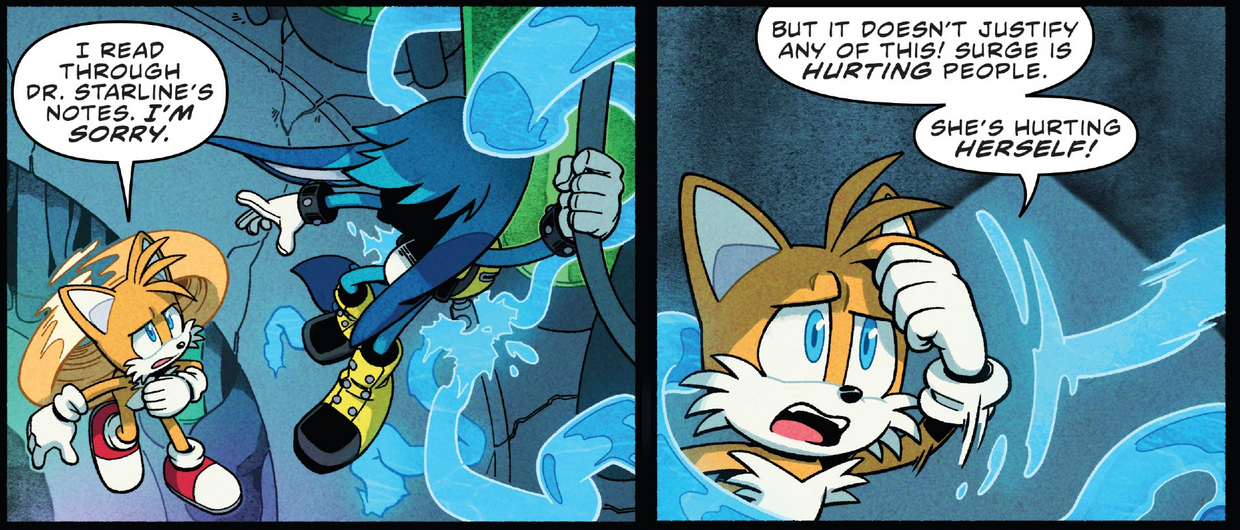 Strange, Isn't It? — In Sonic Battle, Miles Tails Prower has multiple