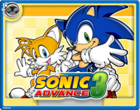Sonic Advance 3 Online Card