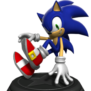 sonic gallery statue
