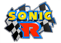 Sonic R logo - light blue