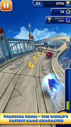 Sonic Dash screen 1