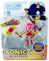 3.75" Amy figure with the Piko Piko Hammer, by Jazwares