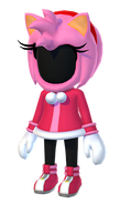 Amy's Mii costume from Mario & Sonic at the Olympic Winter Games