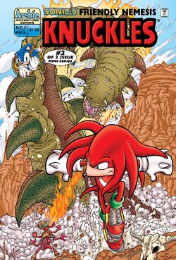 Sonics Friendly Nemesis Knuckles Mini-Series #3 Sep 1996 Newsstand Archie  Comics