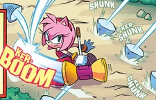 The Big Boy's spike projectiles, from Sonic Boom #4.