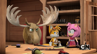 Moose in Tails' Workshop