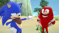 SB S1E43 Sonic orders Knuckles