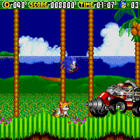Sonic2-cafe-image22.png (8 KB) Boss battle against the Egg Drillster