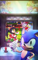 Official sonic the hedgehog 271 variant cover by elesis knight-d8r6pra
