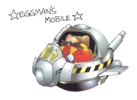 Dr. Eggman in the Egg Mobile