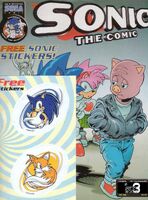 Sonic the Comic #198 (January 2001). Art by Richard Elson.