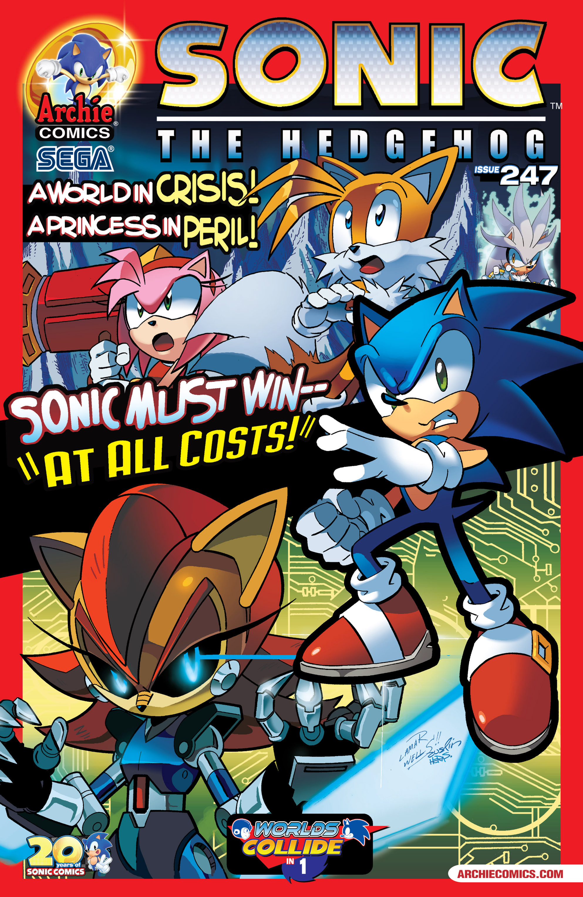 Archie Sonic the Hedgehog Issue 247 Sonic Wiki Zone Fandom