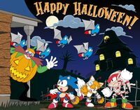 Halloween 2017 artwork. Posted on Sega's social media.