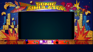 Sonic Simulator title screen (Wii version)