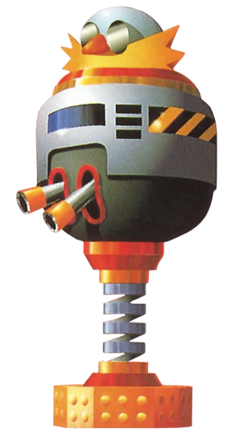 Bouncy Boss Robot Art