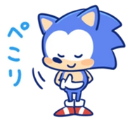 Sonic -Easy to Use Stickers-