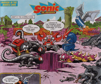 Sonic the Hedgehog (Sonic the Comic), Sonic Wiki Zone