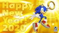 Sonic the Hedgehog and Ring (New Year 2020)