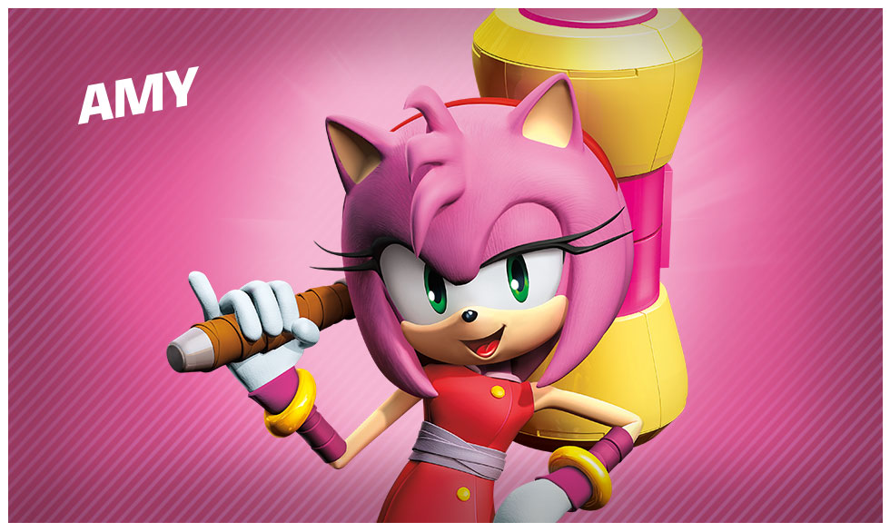 Amy Rose Plush from Sonic Boom 