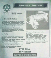 Project Shadow report.