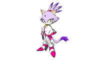 Concept of Blaze with an unused cape