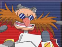 Eggman talking to reporters