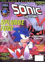Sonic the Comic #106 (June 1997). Art by Nigel Dobbyn.