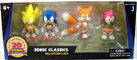 Classic Sonic collector's set, featuring Super Sonic, Sonic, Tails, and Amy