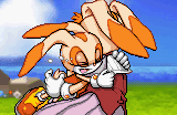 Sonic Advance 2 ending, Cream happily hugs Vanilla