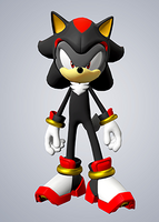Shadow the Hedgehog hat and outfit