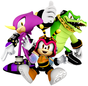 Chaotix [New design] in 2023  Sonic and amy, Boys game room