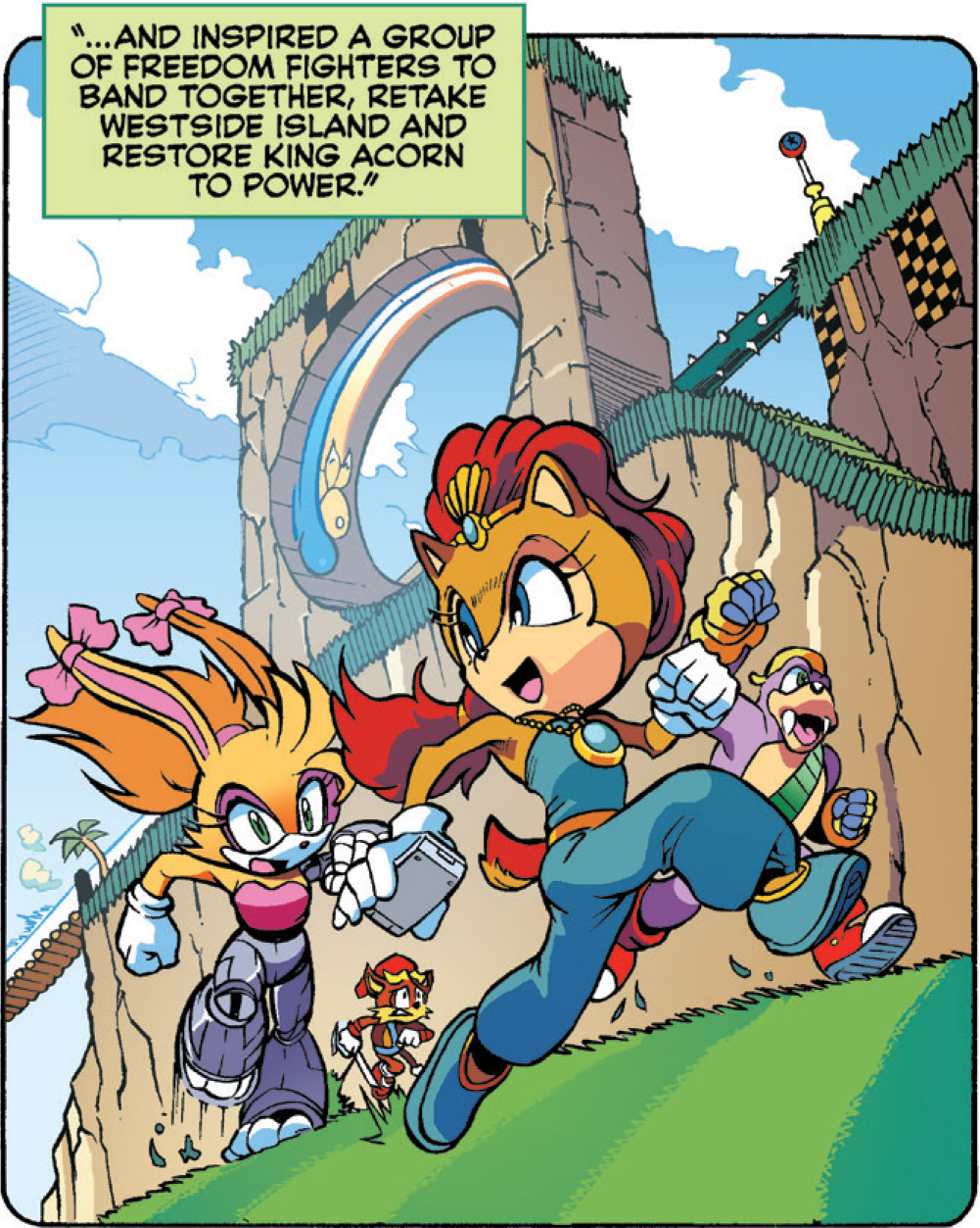 Green Hill Zone (Archie), Sonic Wiki Zone