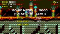 Sonic CD Mobile Sonic Collision Chaos Zone 2 Bad future 37