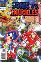 Super Sonic vs Hyper Knuckles front cover