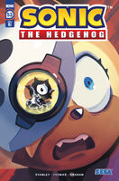 Sonic the Hedgehog #53 (September 2022). Art by Nathalie Fourdraine.