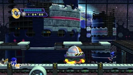 Metal Sonic i Eggmobile 1