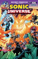 Sonic Universe #44 (September 2012). Art by Tracy Yardley and Stephen Downer.