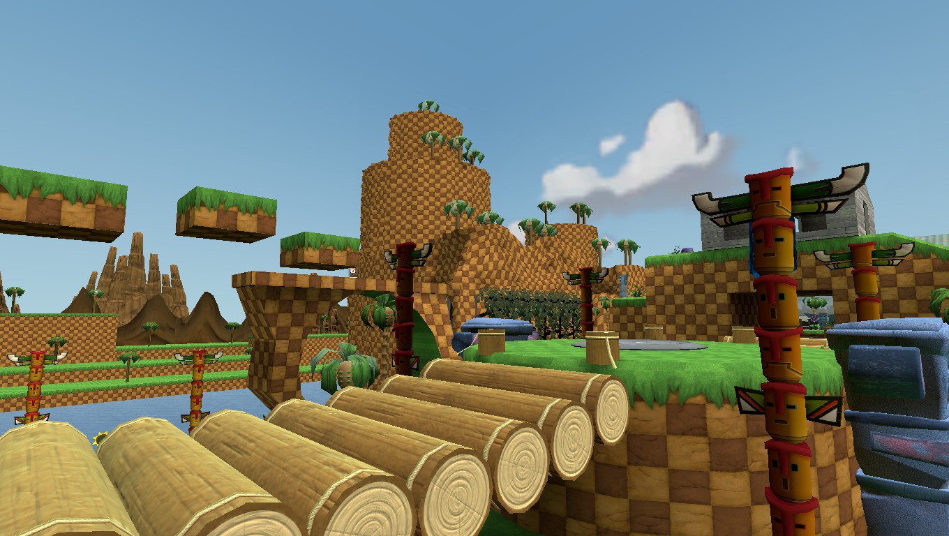 Sonic 1 (Green Hill Zone) Minecraft Map