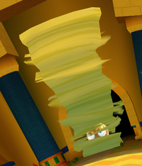 Unnamed Giant Tornado Badnik - Sonic Lost World