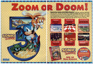 Publicidad estadounidense de Sonic 3.