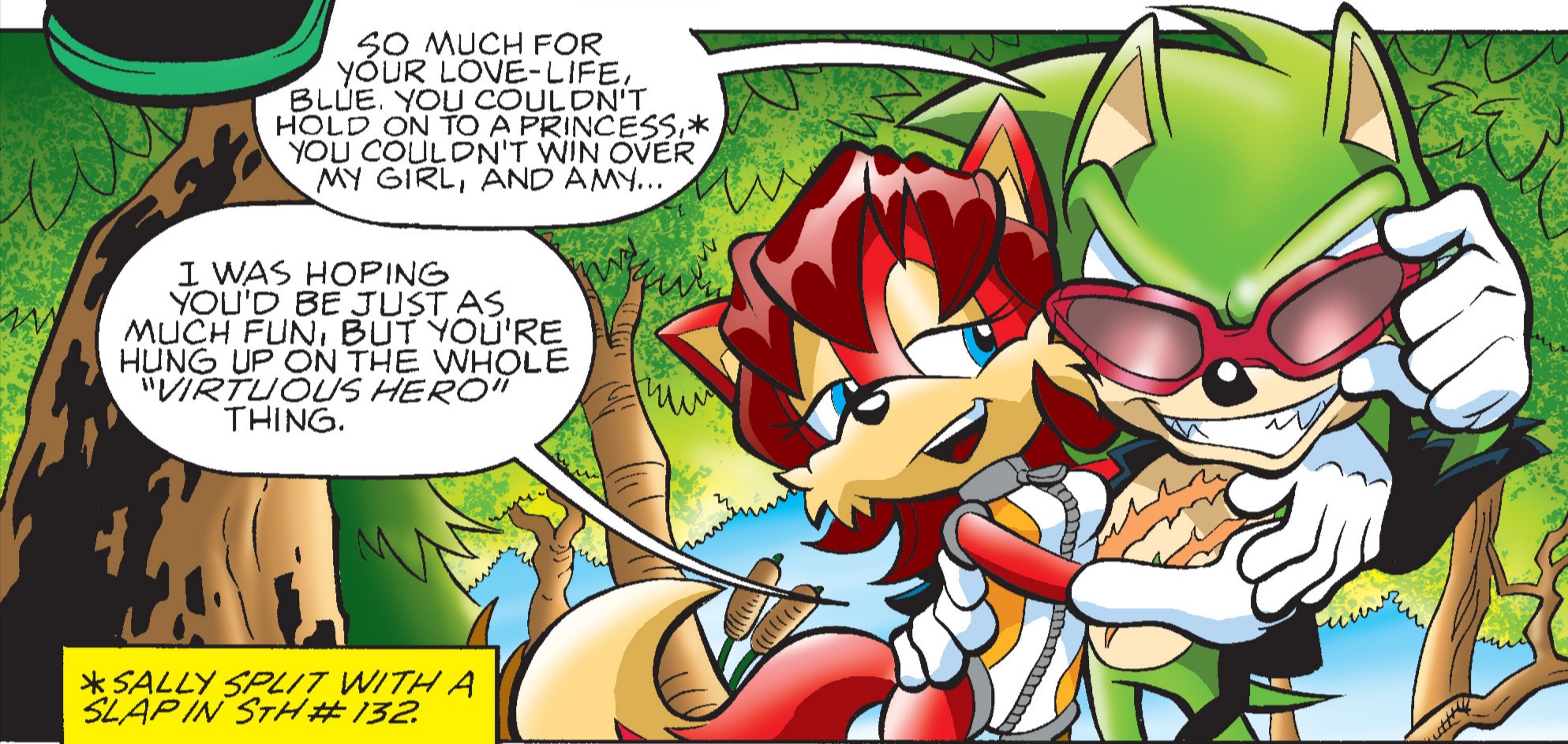 scourge the hedgehog and fiona fox