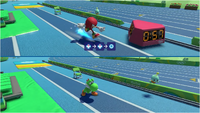 Mario & Sonic at the Rio 2016 Olympic Games - Kunckles VS Yoshi Triple Jump