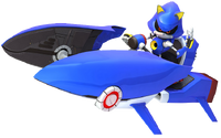 Metal Sonic and the Metal Booster