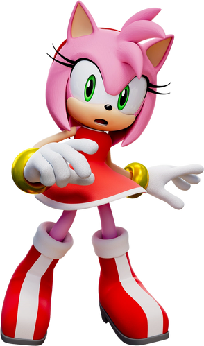 Hey, Happy Valentine's Day, Amy!” Sonic x Amy Art