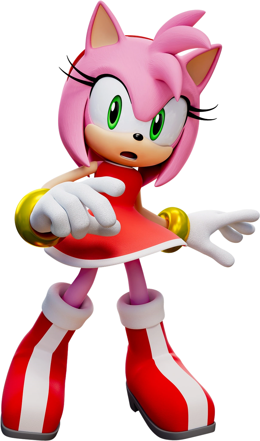 Learn How to Draw Amy Rose from Sonic X Sonic X Step by Step  Drawing  Tutorials