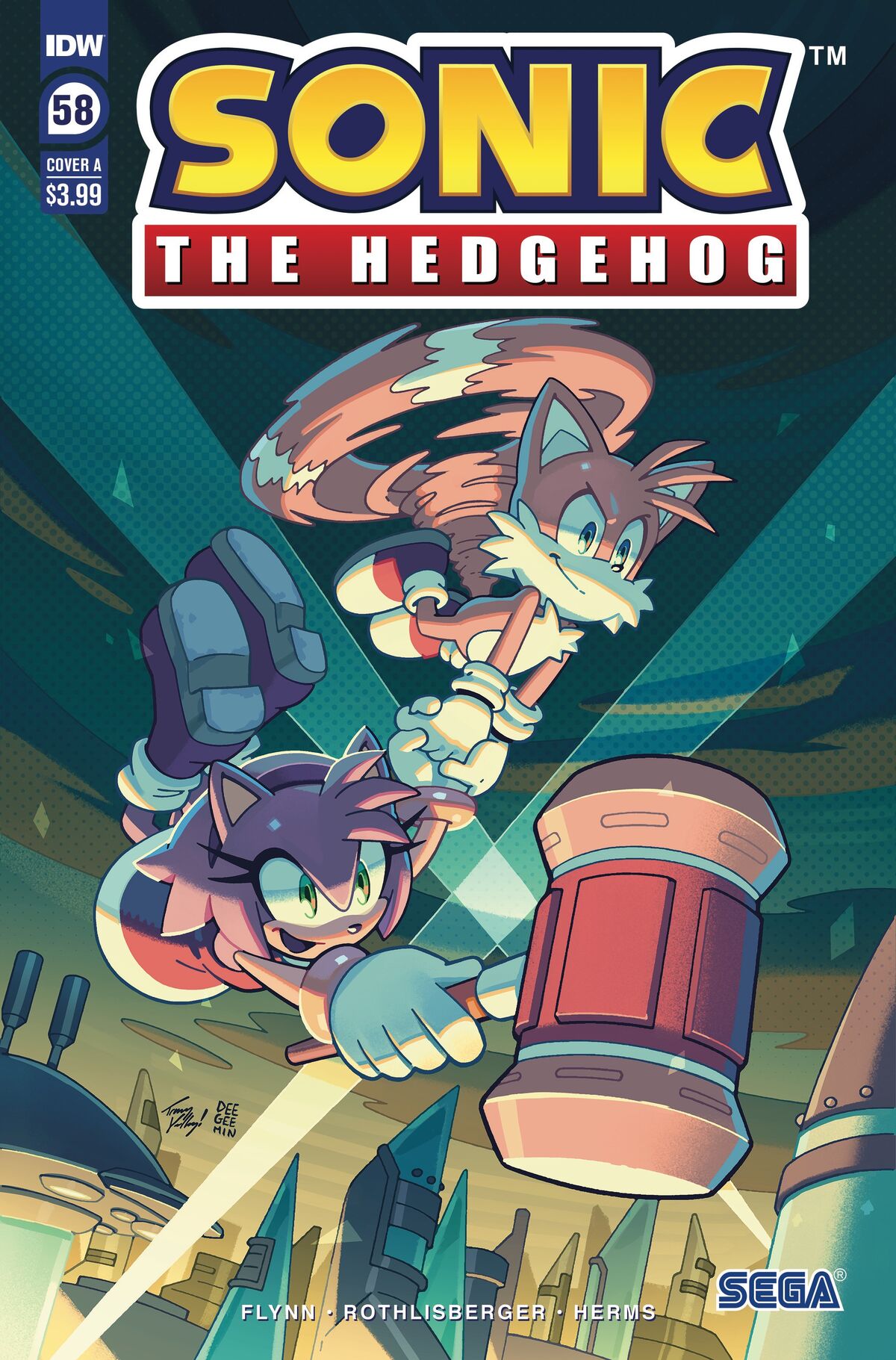 IDW Sonic Issue 10 covers - Tails' Channel